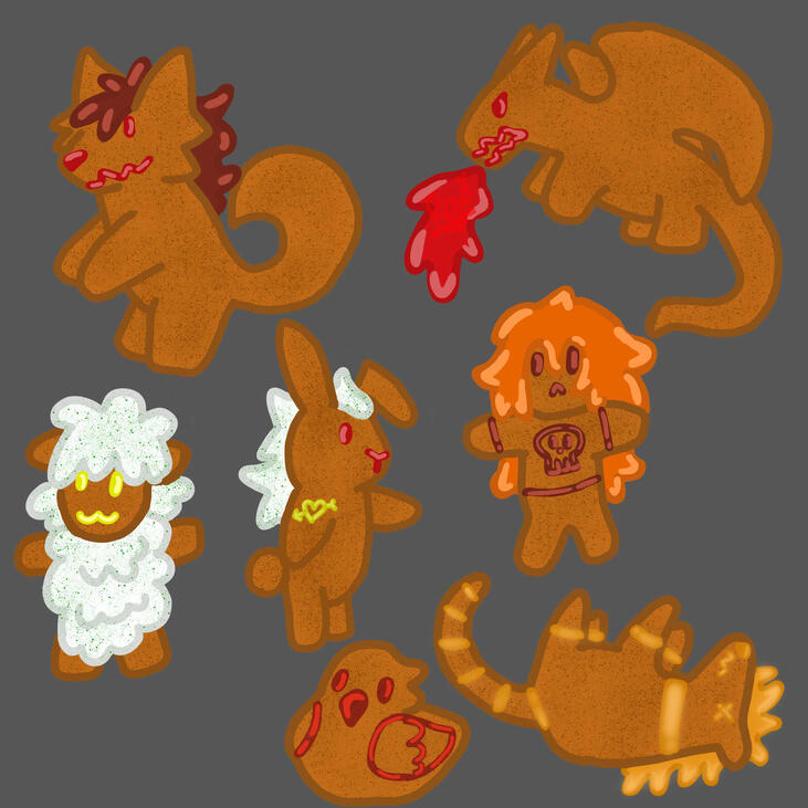 Become a Nugget! W/Sauce of choosing! ($20 for a page of 6! or $3 USD each)